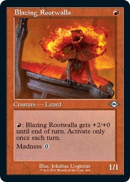 Image for Blazing Rootwalla (Retro Frame) (Foil Etched) (404) (Modern Horizons 2) - Magic: The Gathering