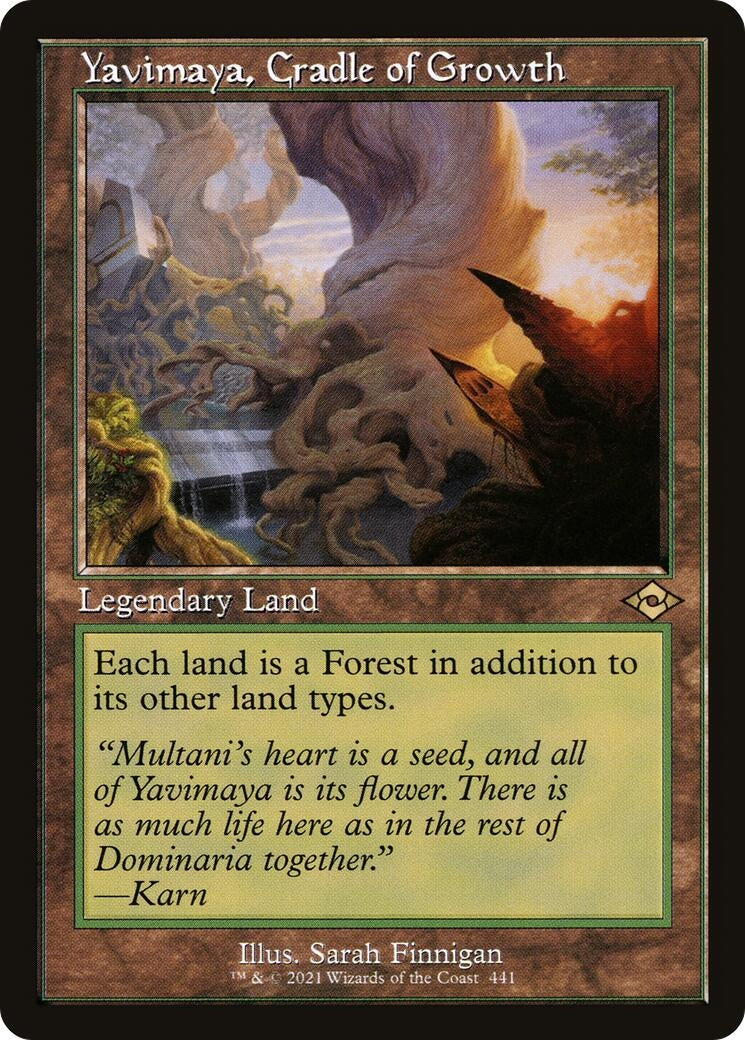 Image for Yavimaya, Cradle of Growth (Retro Frame) (441) (Modern Horizons 2) - Magic: The Gathering