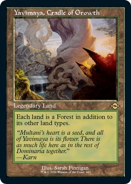 Image for Yavimaya, Cradle of Growth (Retro Frame) (Foil Etched) (441) (Modern Horizons 2) - Magic: The Gathering