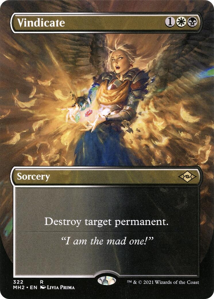 Vindicate (Borderless) (322) (Modern Horizons 2)