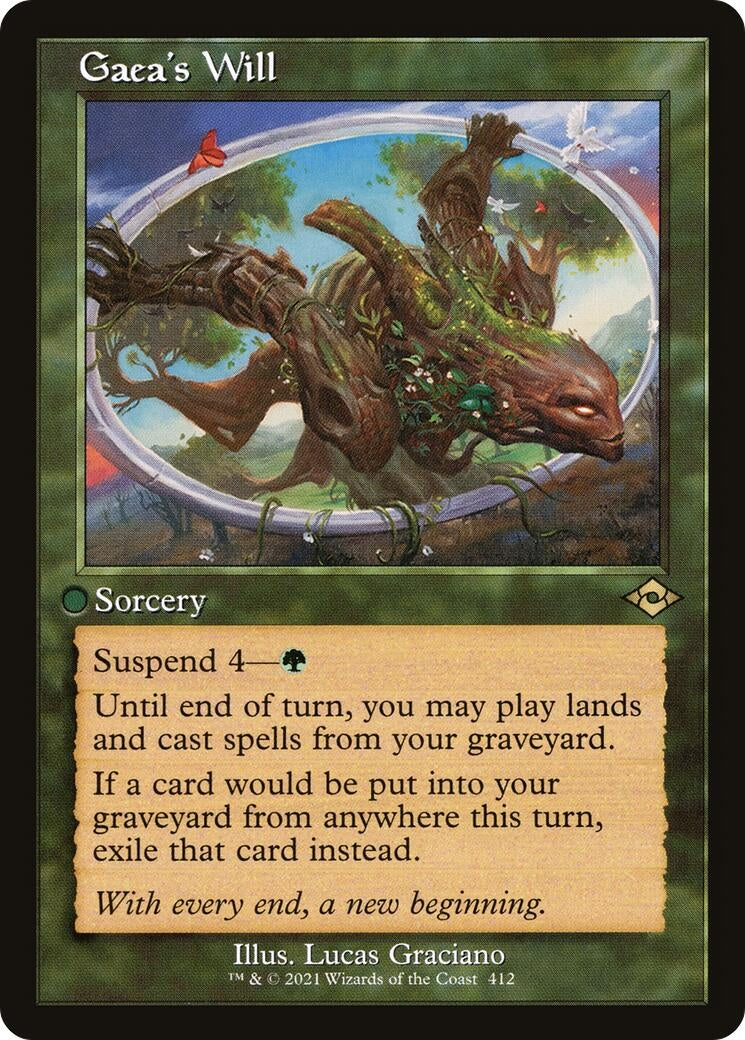 Image for Gaea's Will (Retro Frame) (412) (Modern Horizons 2) - Magic: The Gathering