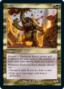 Image for Territorial Kavu (Retro Frame) (Foil Etched) (425) (Modern Horizons 2) - Magic: The Gathering