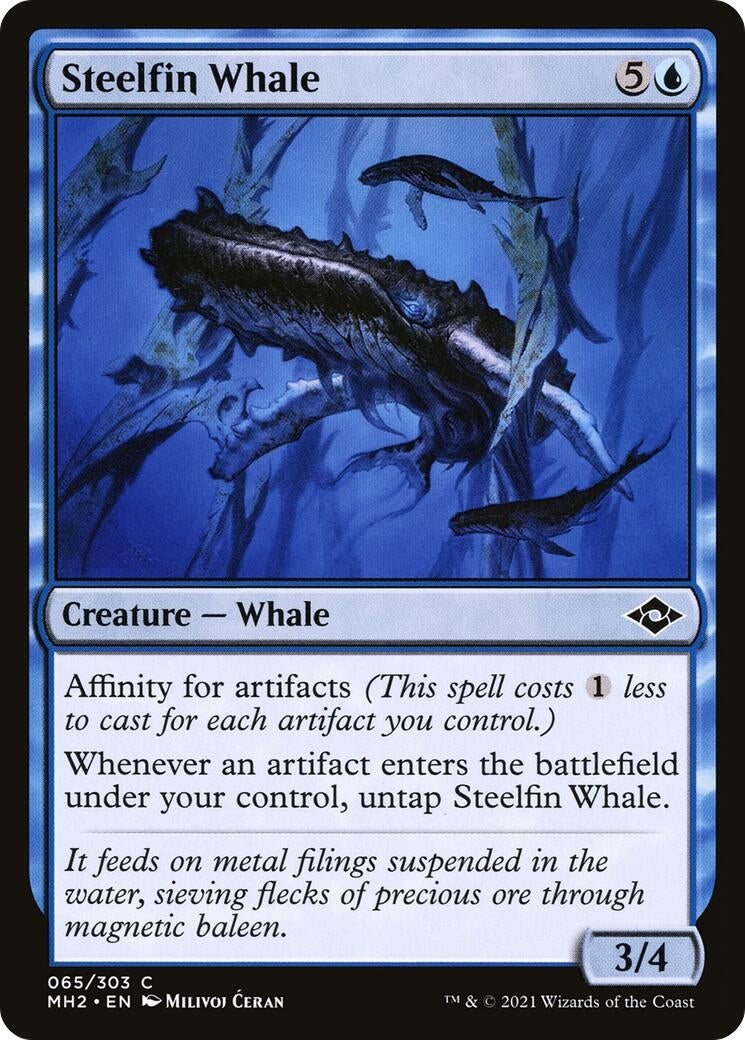 Image for Steelfin Whale (65) (Modern Horizons 2) - Magic: The Gathering