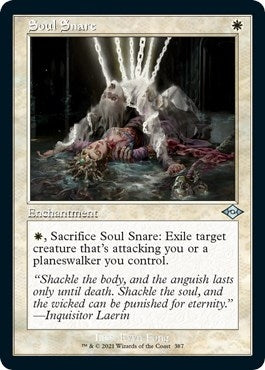 Image for Soul Snare (Retro Frame) (Foil Etched) (387) (Modern Horizons 2) - Magic: The Gathering