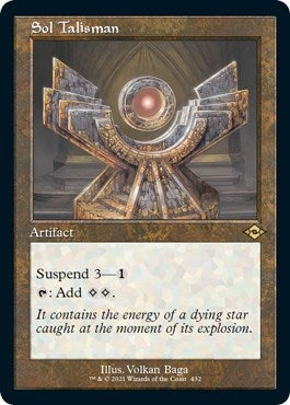 Sol Talisman (Retro Frame) (Foil Etched) (432) (Modern Horizons 2)