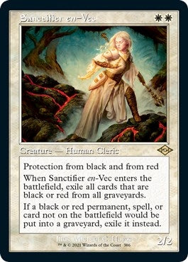 Image for Sanctifier en-Vec (Retro Frame) (Foil Etched) (386) (Modern Horizons 2) - Magic: The Gathering
