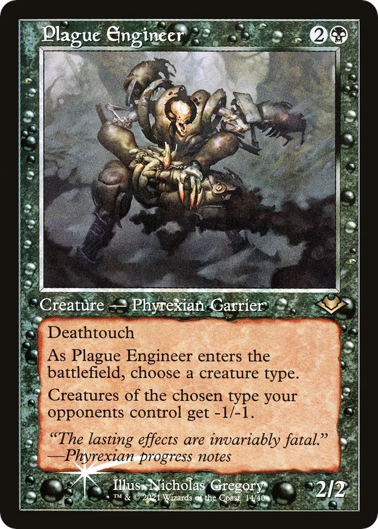 Image for Plague Engineer (Retro Frame) (14) (Modern Horizons) - Magic: The Gathering