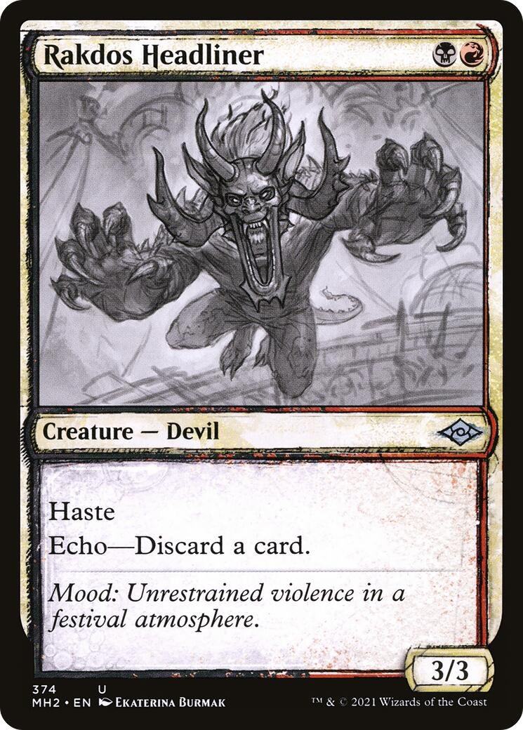 Rakdos Headliner (Showcase) (374) (Modern Horizons 2)