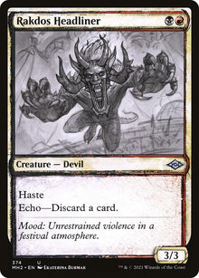 Rakdos Headliner (Showcase) (374) (Modern Horizons 2)