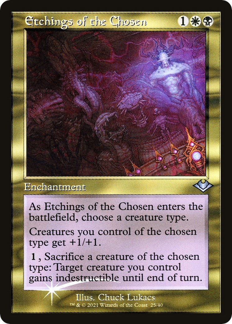 Etchings of the Chosen (Retro Frame) (25) (Modern Horizons)