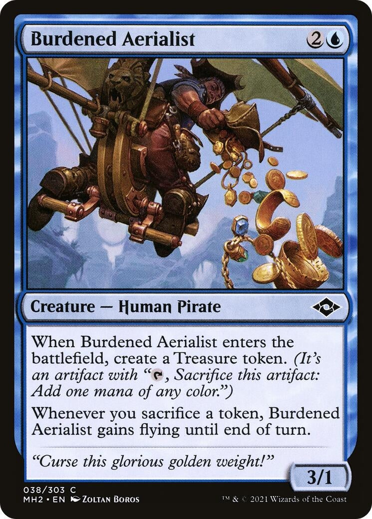 Burdened Aerialist (38) (Modern Horizons 2)