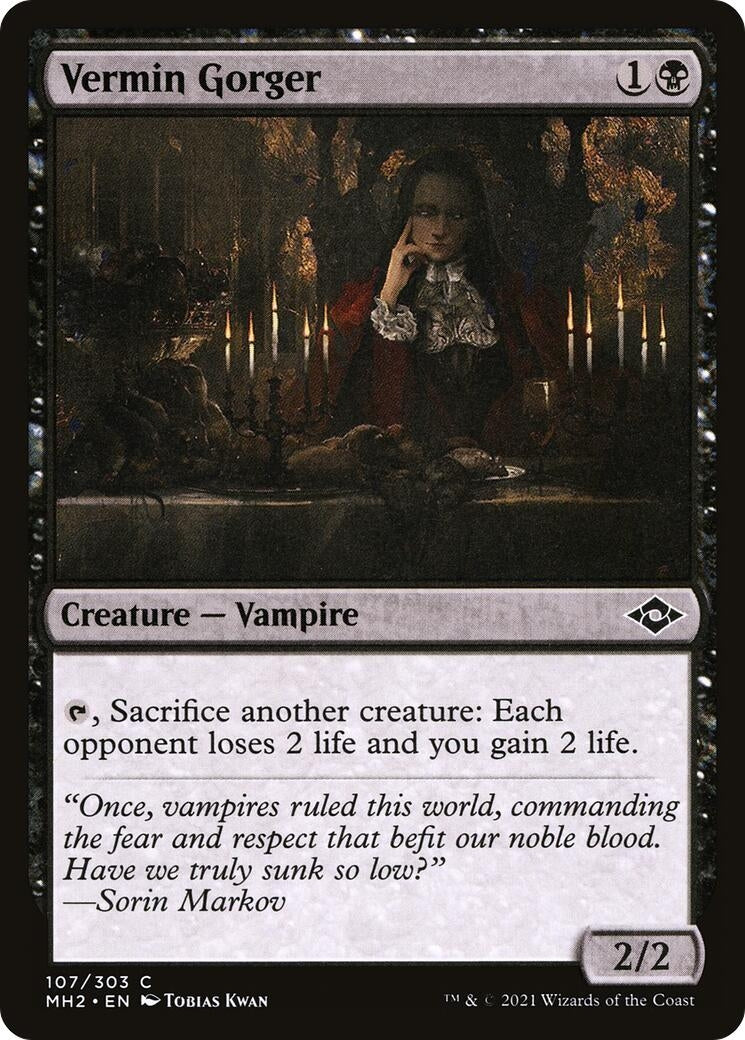 Image for Vermin Gorger (107) (Modern Horizons 2) - Magic: The Gathering