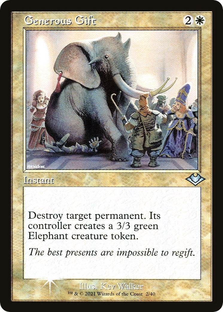 Image for Generous Gift (Retro Frame) (2) (Modern Horizons) - Magic: The Gathering
