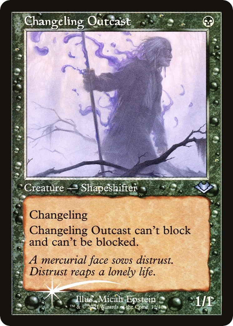Image for Changeling Outcast (Retro Frame) (12) (Modern Horizons) - Magic: The Gathering