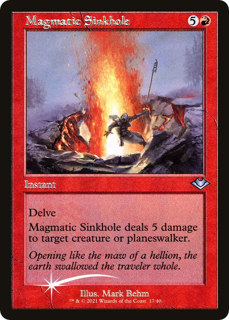 Magmatic Sinkhole (Retro Frame) (17) (Modern Horizons)