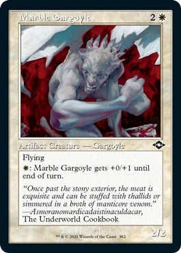 Image for Marble Gargoyle (Retro Frame) (Foil Etched) (382) (Modern Horizons 2) - Magic: The Gathering