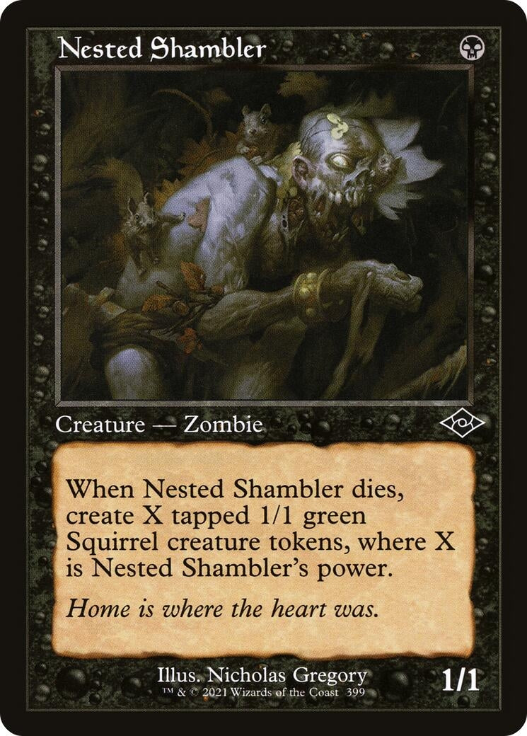 Nested Shambler (Retro Frame) (399) (Modern Horizons 2)