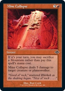 Image for Mine Collapse (Retro Frame) (Foil Etched) (408) (Modern Horizons 2) - Magic: The Gathering