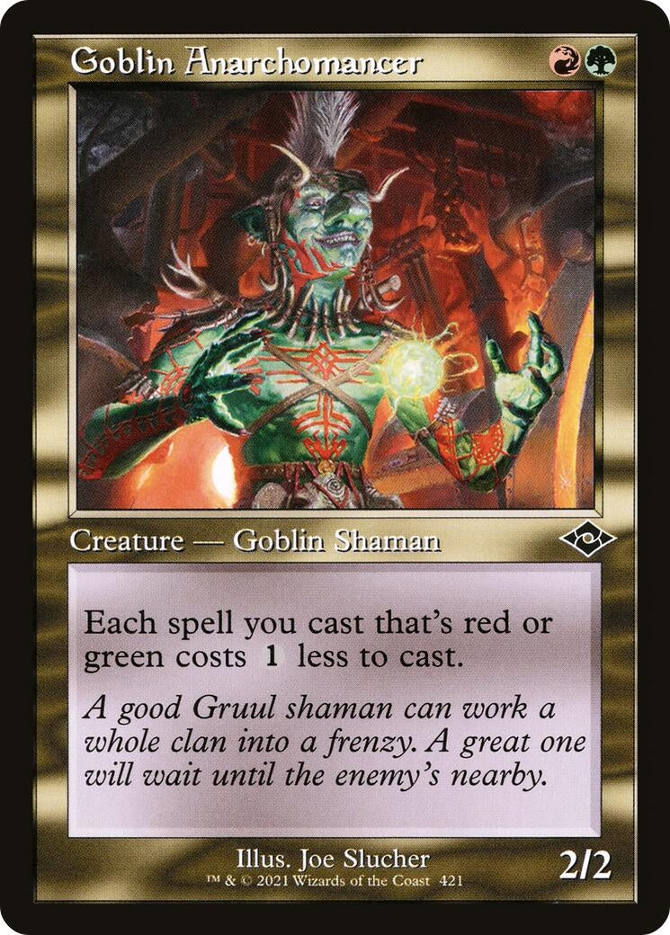 Image for Goblin Anarchomancer (Retro Frame) (421) (Modern Horizons 2) - Magic: The Gathering