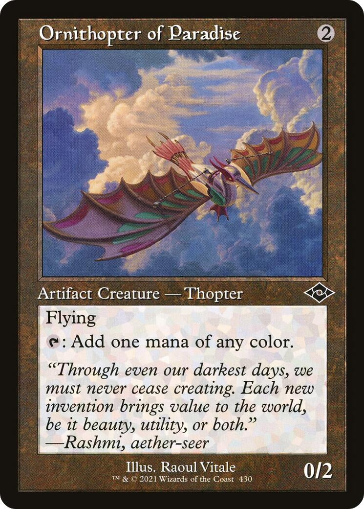 Image for Ornithopter of Paradise (Retro Frame) (430) (Modern Horizons 2) - Magic: The Gathering