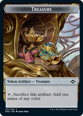 Image for Treasure (021) Token (21) (Modern Horizons 2) - Magic: The Gathering