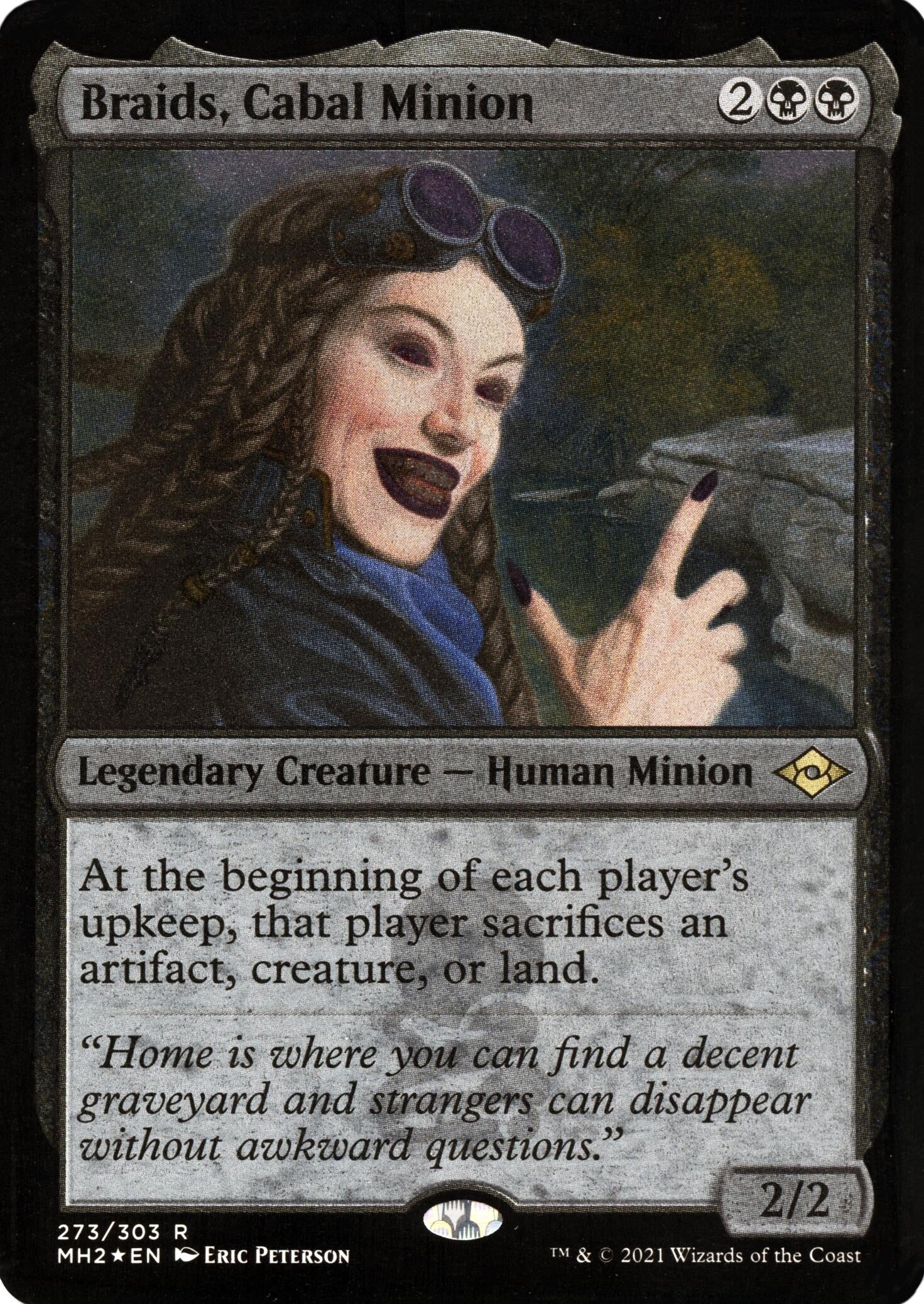 Image for Braids, Cabal Minion (Foil Etched) (273) (Modern Horizons 2) - Magic: The Gathering
