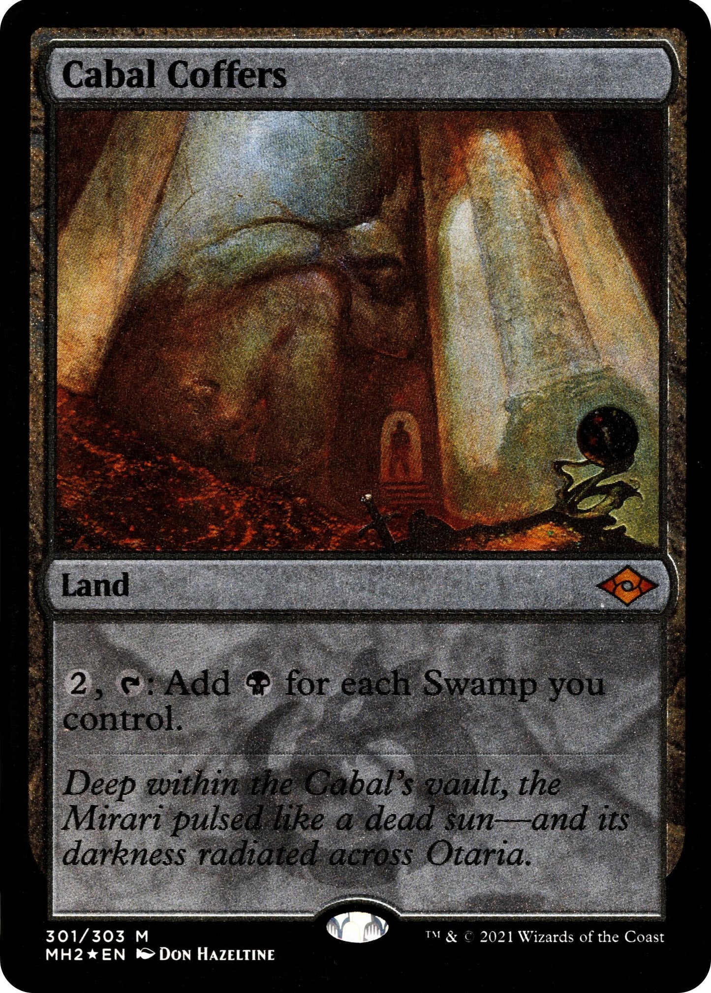 Image for Cabal Coffers (Foil Etched) (301) (Modern Horizons 2) - Magic: The Gathering