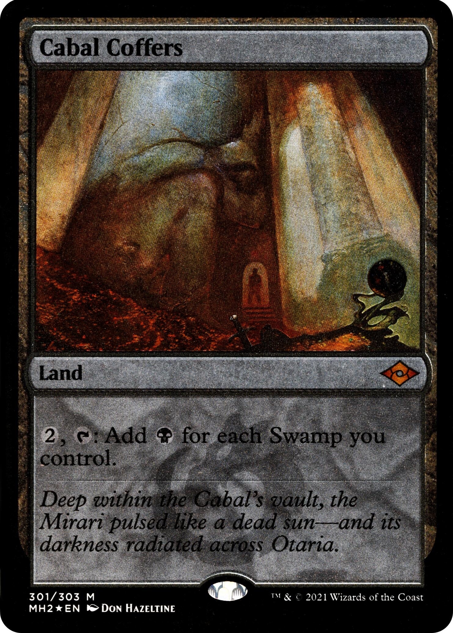 Image for Cabal Coffers (Foil Etched) (301) (Modern Horizons 2) - Magic: The Gathering