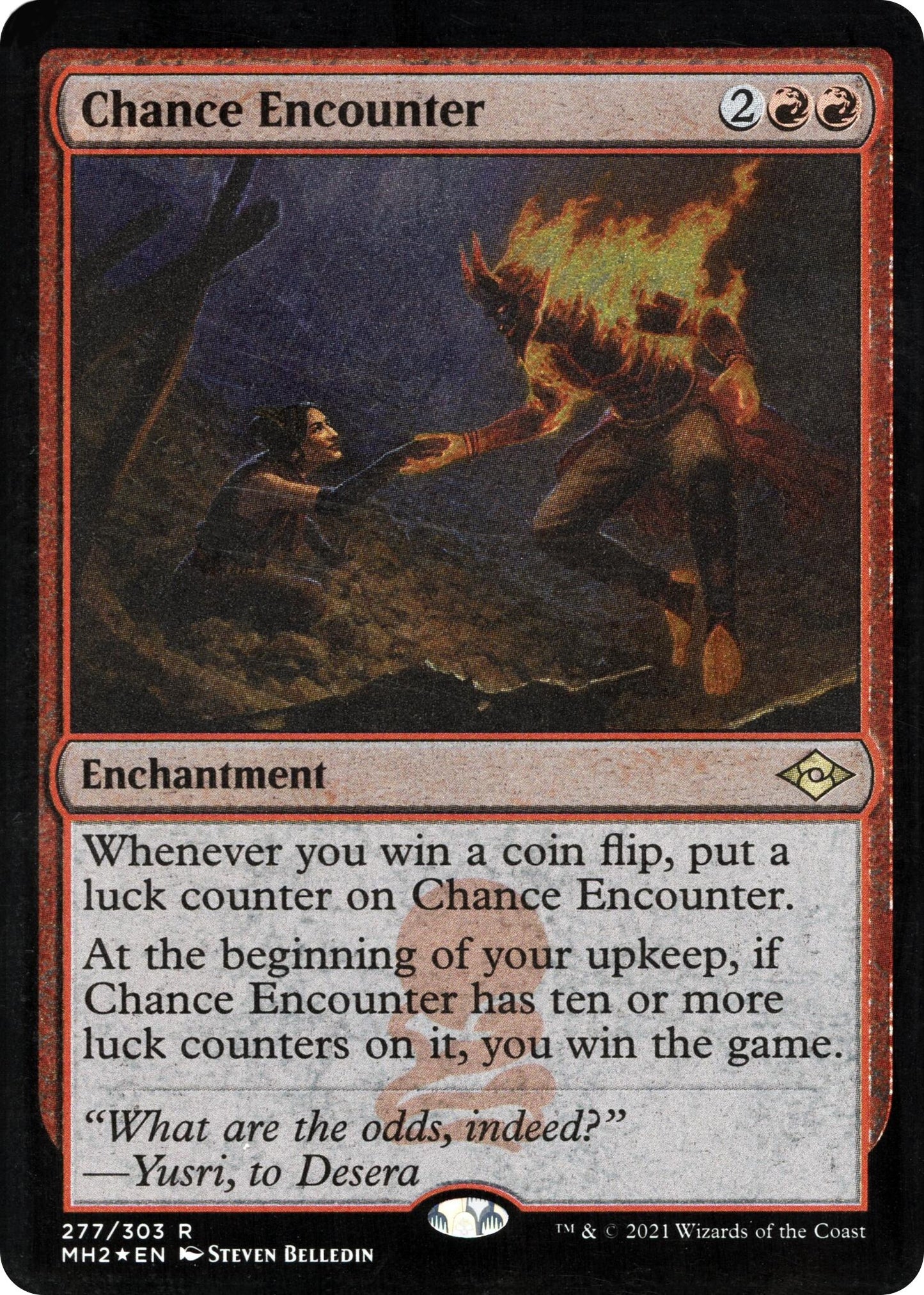 Image for Chance Encounter (Foil Etched) (277) (Modern Horizons 2) - Magic: The Gathering