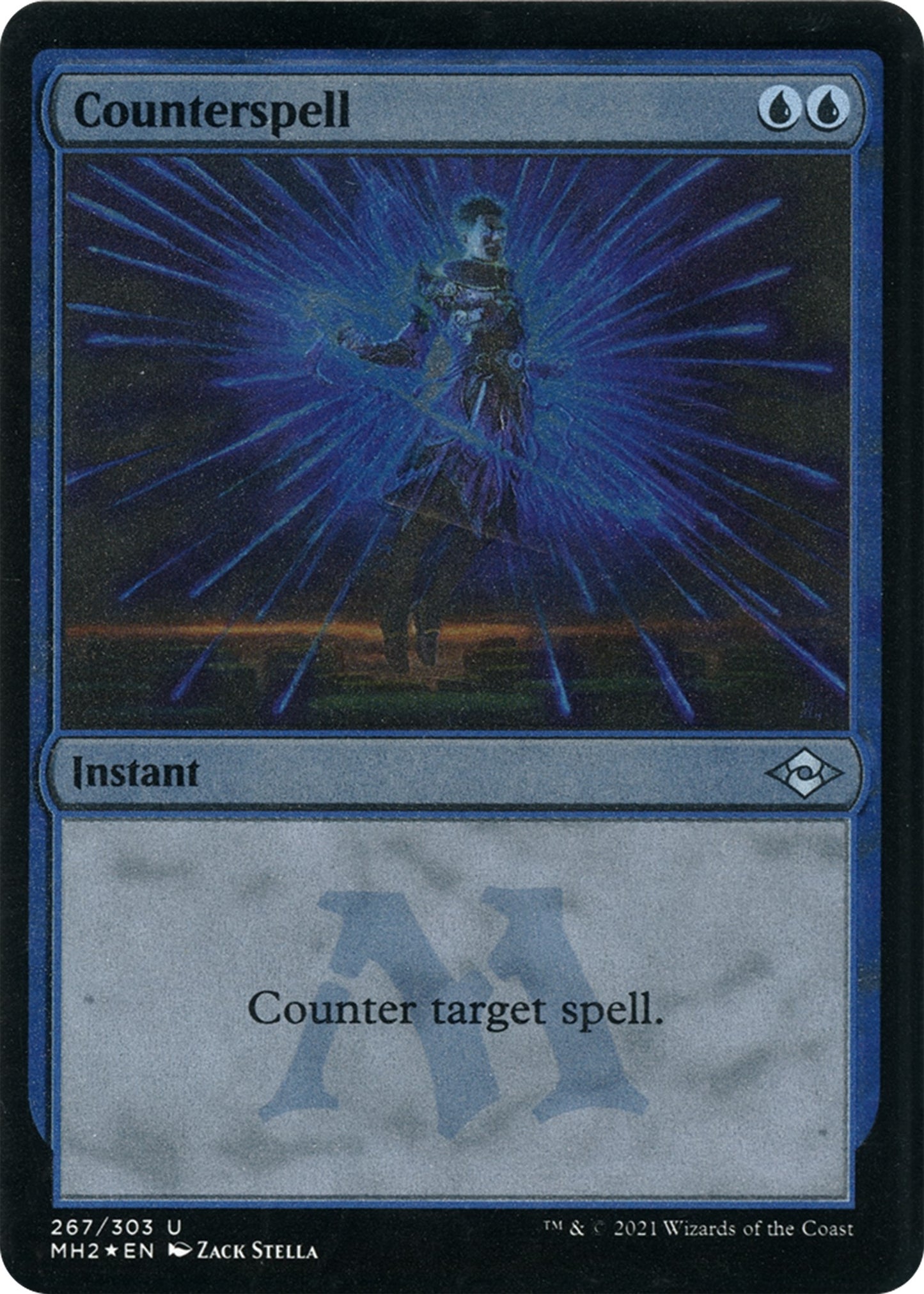 Image for Counterspell (Foil Etched) (267) (Modern Horizons 2) - Magic: The Gathering