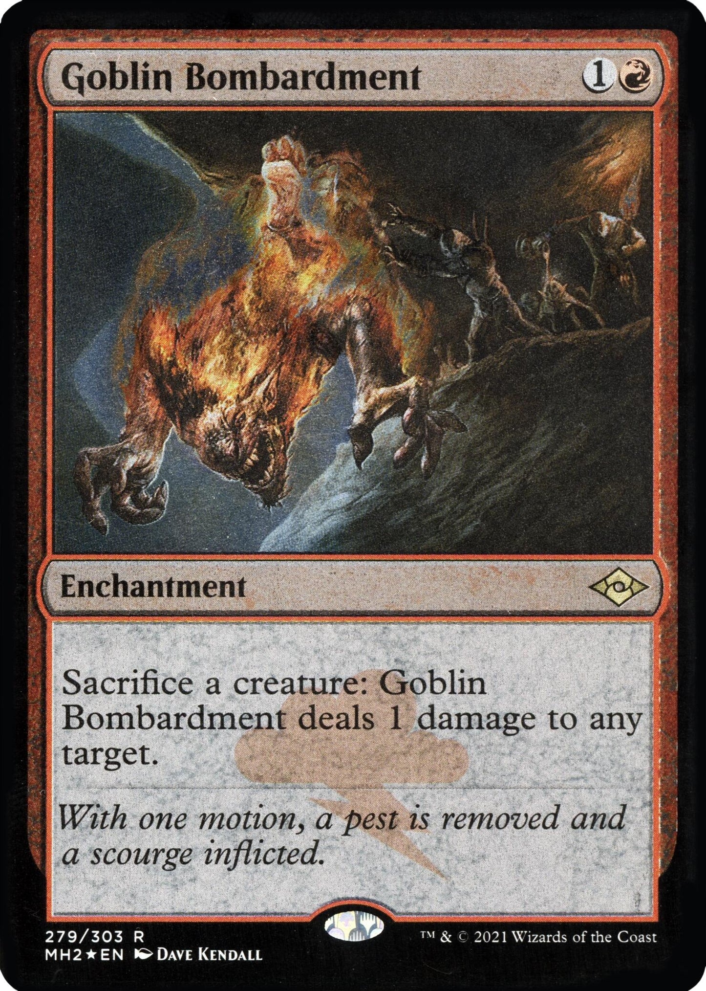 Image for Goblin Bombardment (Foil Etched) (279) (Modern Horizons 2) - Magic: The Gathering