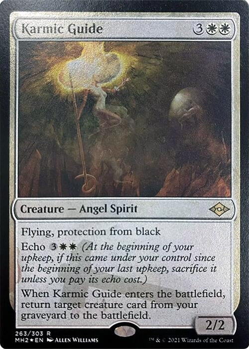 Image for Karmic Guide (Foil Etched) (263) (Modern Horizons 2) - Magic: The Gathering