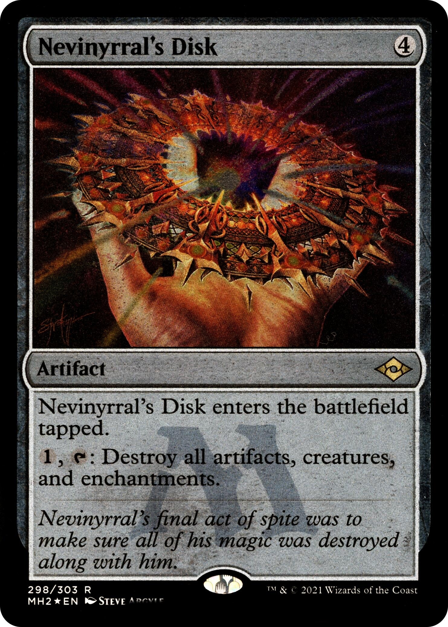 Image for Nevinyrral's Disk (Foil Etched) (298) (Modern Horizons 2) - Magic: The Gathering