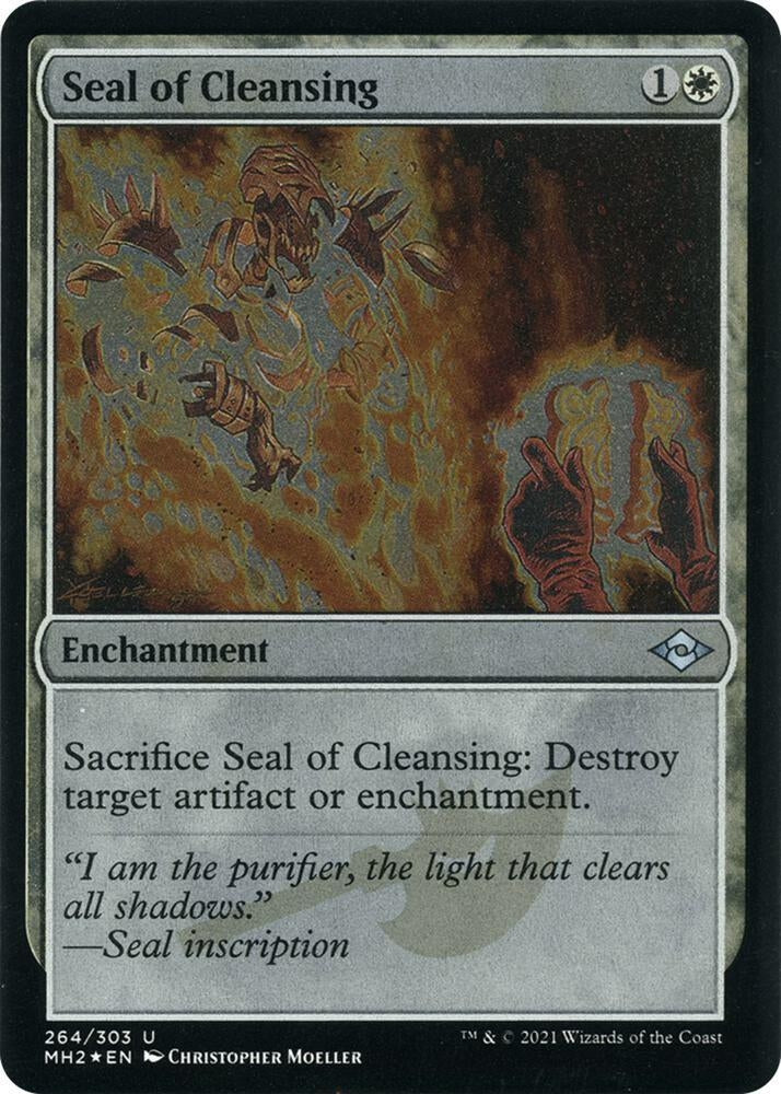 Image for Seal of Cleansing (Foil Etched) (264) (Modern Horizons 2) - Magic: The Gathering