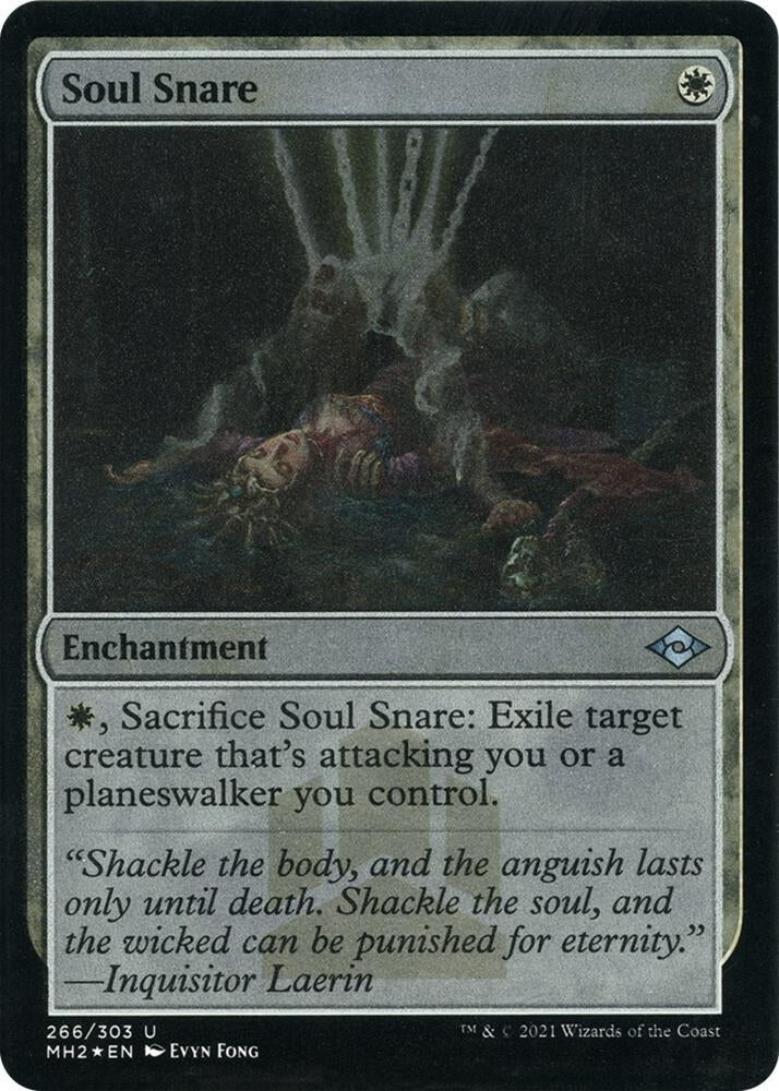 Image for Soul Snare (Foil Etched) (266) (Modern Horizons 2) - Magic: The Gathering