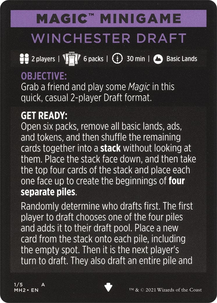 Image for Magic Minigame: Winchester Draft (1) (Modern Horizons 2) - Magic: The Gathering