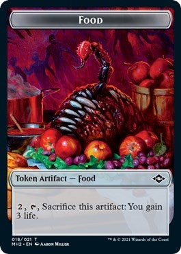 Food (018) // Thopter Double-Sided Token (18 // 19) (Modern Horizons 2)