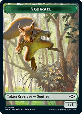 Image for Squirrel // Timeless Witness Double-Sided Token (11 // 5) (Modern Horizons 2) - Magic: The Gathering
