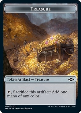 Image for Treasure (020) // Timeless Witness Double-Sided Token (20 // 5) (Modern Horizons 2) - Magic: The Gathering