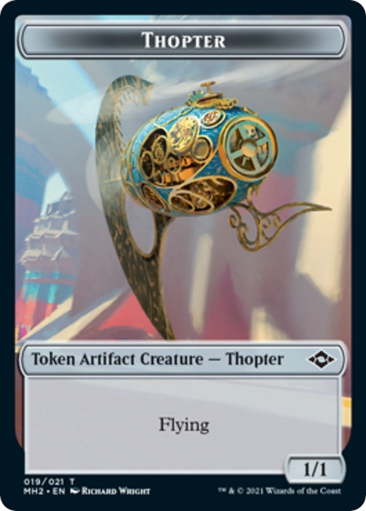 Image for Thopter // Zombie Army Double-Sided Token (19 // 7) (Modern Horizons 2) - Magic: The Gathering