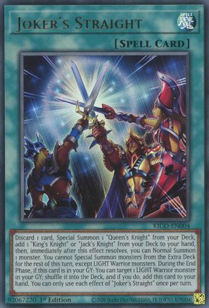 Joker's Straight (KICO-EN004) - King's Court 1st Edition