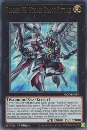 Number F0: Utopic Draco Future (KICO-EN013) - King's Court 1st Edition