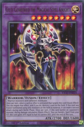 Gilti-Gearfried the Magical Steel Knight (KICO-EN014) - King's Court 1st Edition