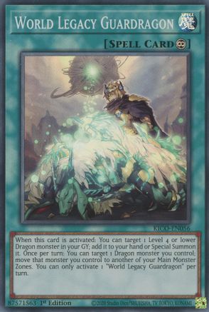 World Legacy Guardragon (KICO-EN056) - King's Court 1st Edition