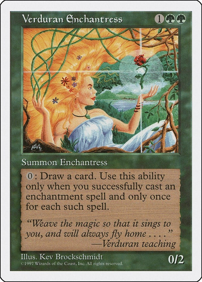 Verduran Enchantress (Fifth Edition)