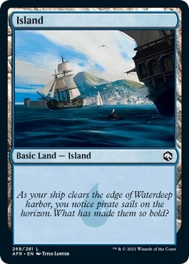 Image for Island (268) (268) (Adventures in the Forgotten Realms) - Magic: The Gathering