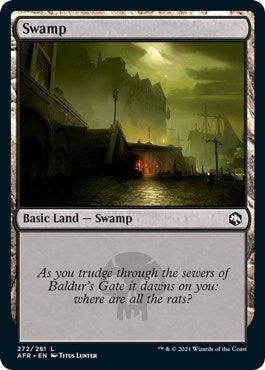 Image for Swamp (272) (272) (Adventures in the Forgotten Realms) - Magic: The Gathering