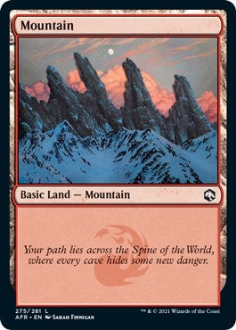 Image for Mountain (275) (275) (Adventures in the Forgotten Realms) - Magic: The Gathering