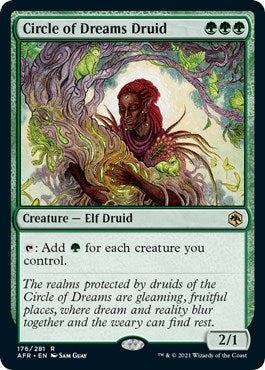 Image for Circle of Dreams Druid (176) (Adventures in the Forgotten Realms) - Magic: The Gathering