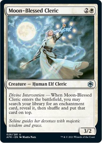 Image for Moon-Blessed Cleric (26) (Adventures in the Forgotten Realms) - Magic: The Gathering
